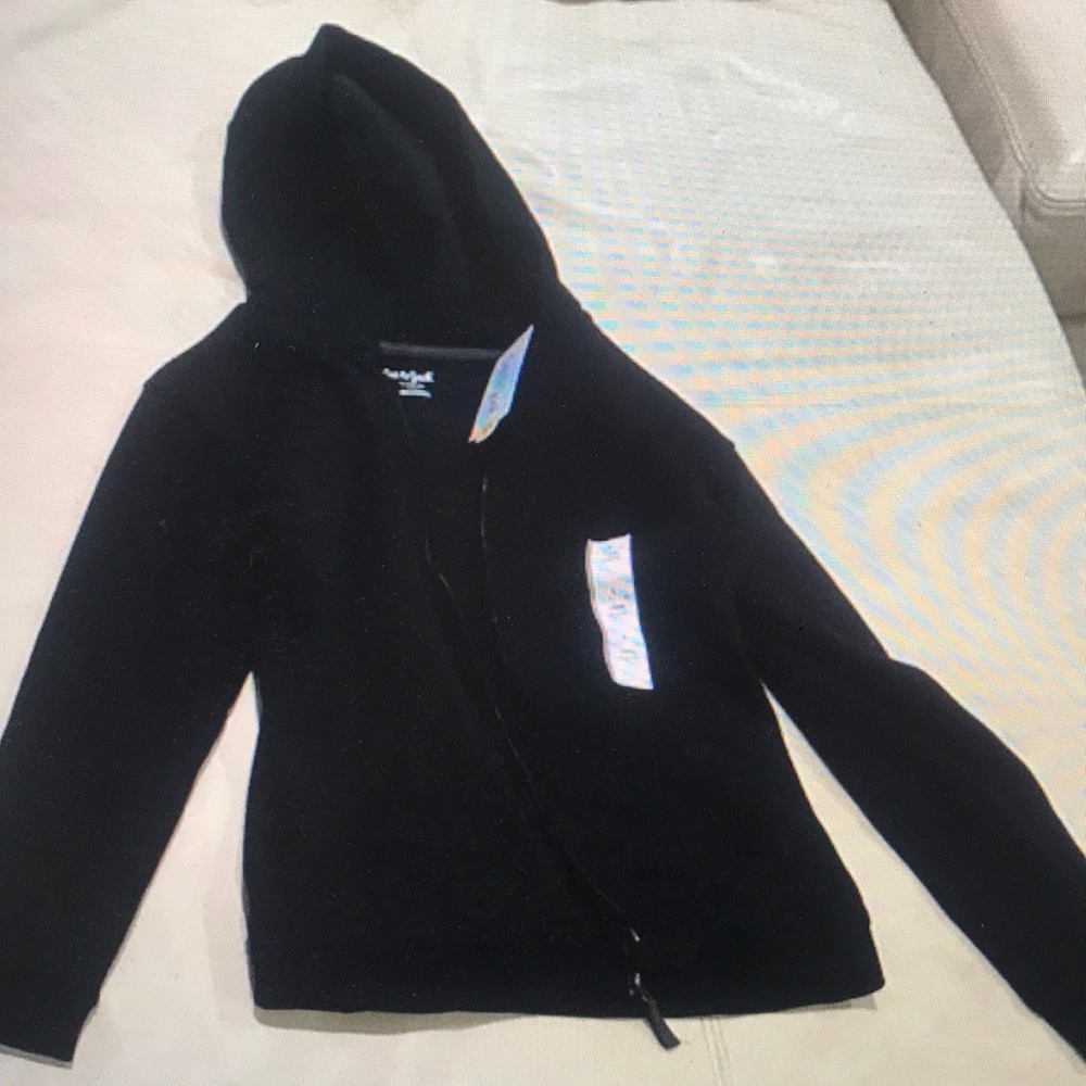 Kids Black Hoodie Jacket